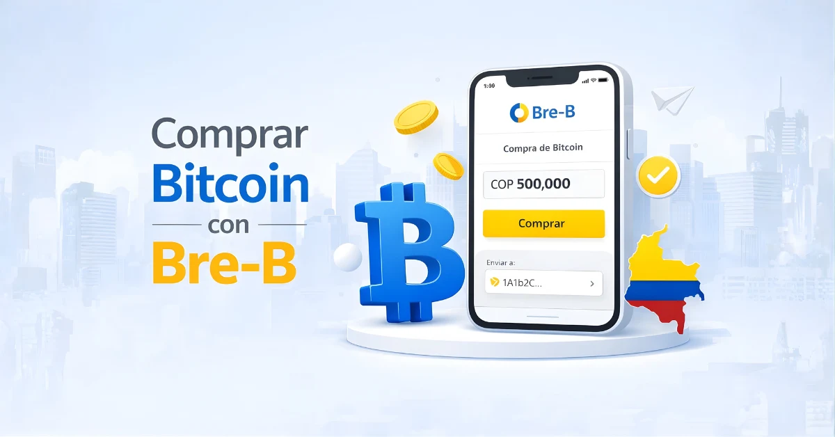 Comprar criptomonedas por Bre-b